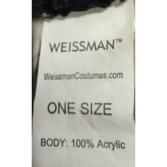 Weissman Black Knit Beanie Hat Youth One Size OS Ski Cap - Picture 3 of 3